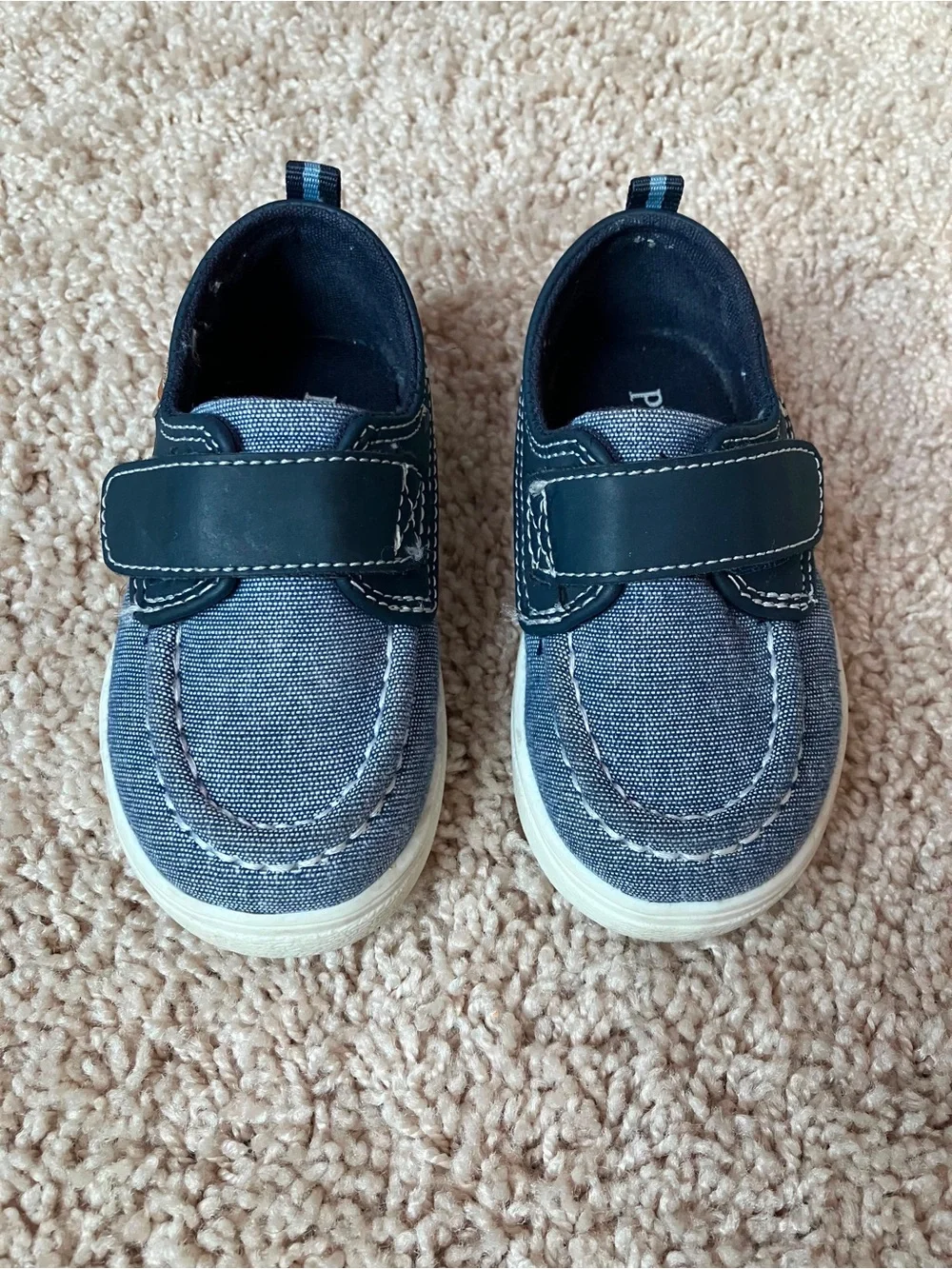The Children’s Place Toddler Navy Slip-On Canvas Boat Shoes